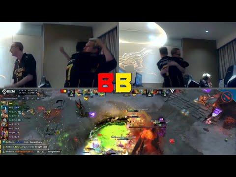 FINAL MOMENTS BETBOOM vs TUNDRA - Ft. BetBoom reaction Securing TI slot