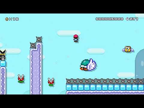 Winter Dash And Winter Dash: Platforming Blues - Super Mario Maker 2