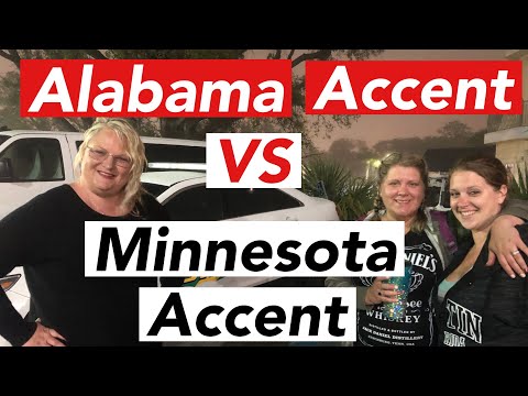 Alabama Accent vs Minnesota Accent.  @True Southern Accent