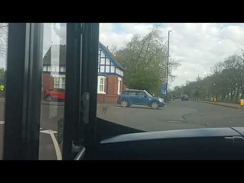 *Behind the door* arriva north east route 43 from haymarket bus station to gosforth high Street