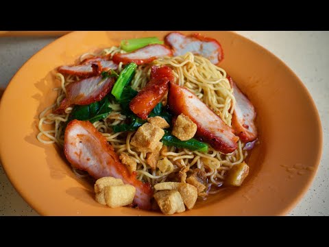 Is this the best old-school WANTON NOODLES in Singapore? (Singapore street food)