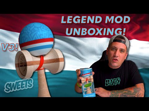 UNBOXING the Alex Ruisch Legend Mod V3 - Sweets Kendamas
