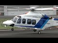 【ヘリコプター】 agustawestland aw139 ja92nh （オールニッポンヘリコプター ）「nhk取材用ヘリ」の離陸と他４機・東京ヘリポート 4k