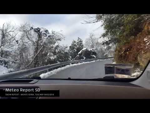 NEVE IN TOSCANA - 04.02.2018 Monte Serra