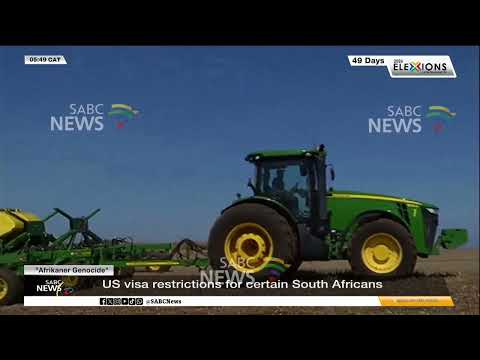 "Afrikaner Genocide" | Rubio announces US visa curbs for ...