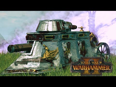 DISTRACTION STEAM TANK - Empire vs High Elves // Total War: Warhammer II Online Battle