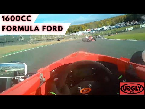 On board of Formula Ford at Brands Hatch | Formula Ford 1600cc. Crashes and Speed!!!