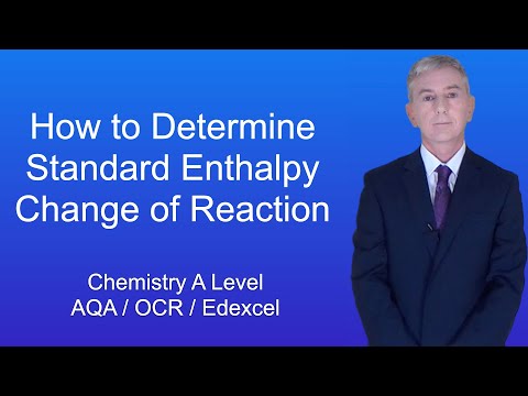 A Level Chemistry Revision "How to Determine the Standard Enthalpy Change of Reaction"