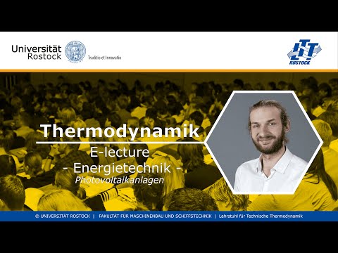 Energietechnik - Photovoltaikanlagen