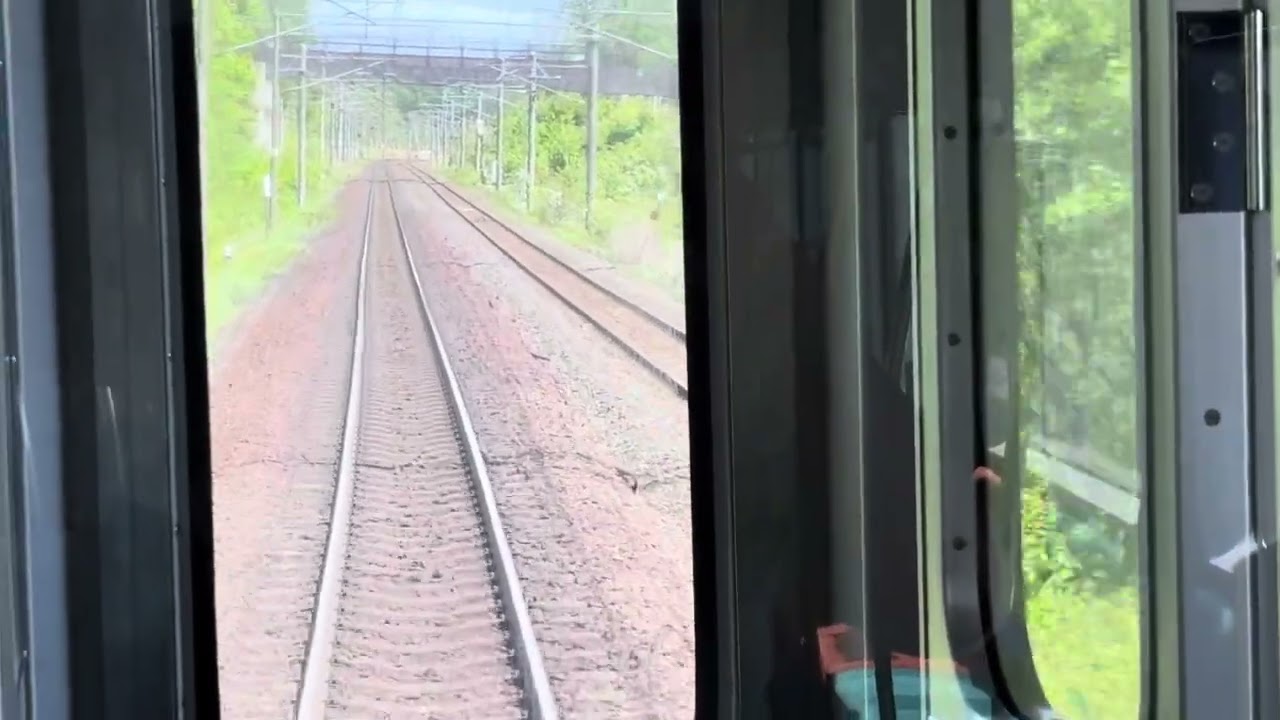 JR北海道千歳線・普通列車北広島行き車窓(上野幌→北広島)