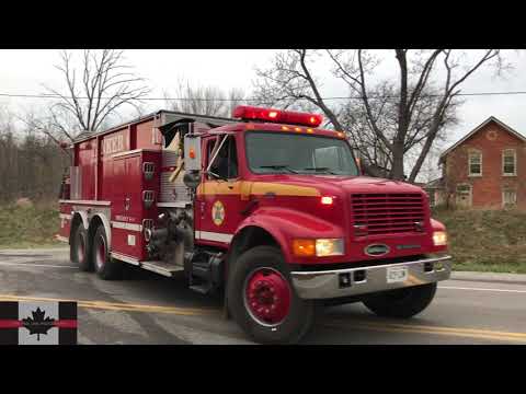 Niagara Falls Fire Department Arriving At Structure Fire