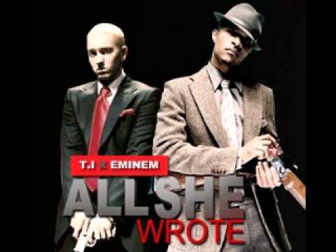 Dj510 -- T.I. feat. Eminem - All she wrote VS. Eminem feat. Obie Trice - Drips ENHANCED MASHUP
