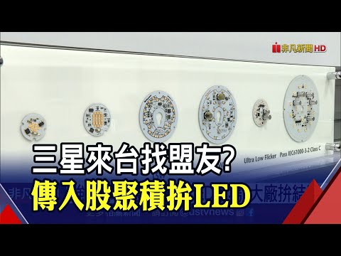 台韓結盟!?拚疫後積極布局 傳三星入股聚積搶攻MicroLED商機｜非凡財經新聞｜20200928
