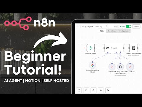 EASY Self-Hosted n8n Tutorial | Automate AI Agents, Notion & More!