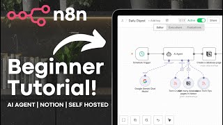 EASY Self-Hosted n8n Tutorial | Automate AI Agents, Notion & More!