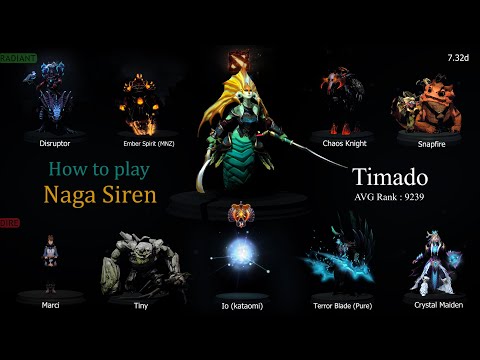 Defeat These Heroes with Naga Siren. how to play Naga Siren (Carry)(1)