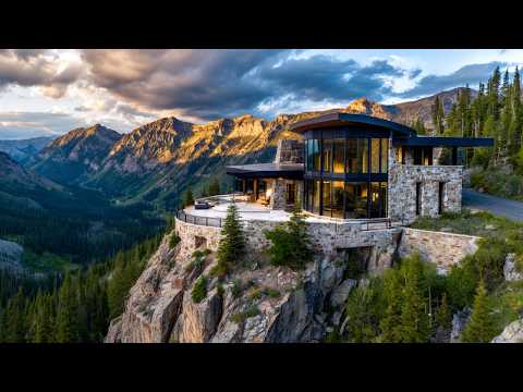 Inside a $43,000,000 Mountain Mega Mansion | Ultimate Luxury Estate Tour 🏔️✨