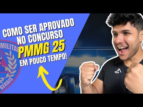 Passo a Passo da Aprovação - PMMG 2025 (Soldado)