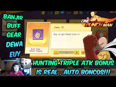 70 RESET LOCK READY BUAT HUNTING ATK BONUS !!! -Hunting Stat Buff Gear - OPM The Strongest Indonesia