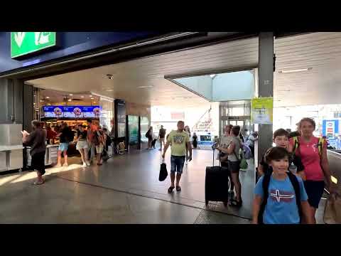Este é o diário Alemanha! Estação principal de Munique (2023/08/22) [4K]
