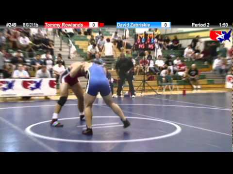 Sunkist Freestyle 96kg - Tommy Rowlands vs. David Zabriskie
