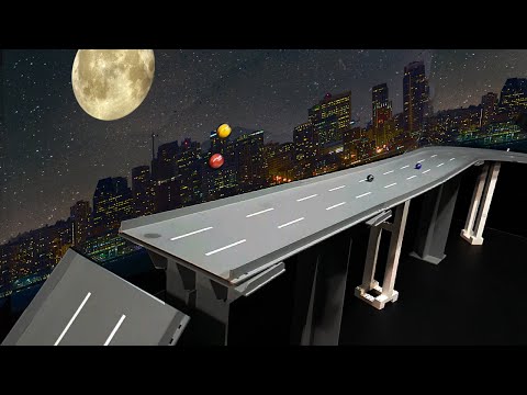 GlassCar - Qualifiers 6 GP Moonscape OVAL Circuit 3  - Marble Race by Fubeca Marble Runs