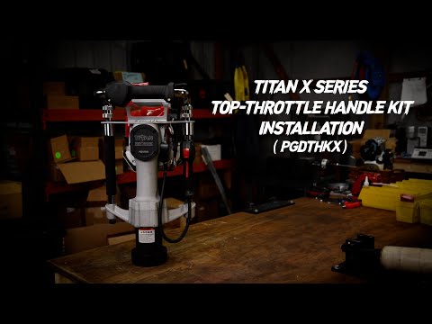 PGDTHKX Top Throttle Handle Kit Installation For Titan Post Drivers