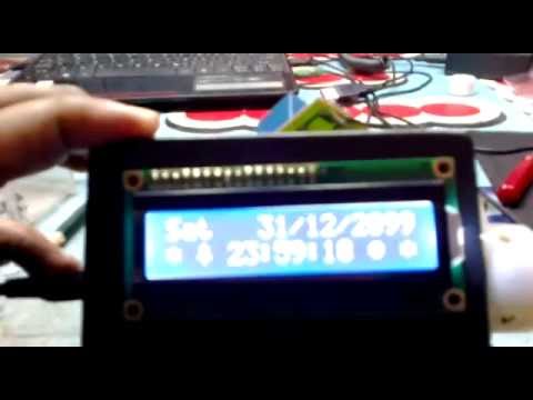 31/12/2099 23:59:59 LCD1602