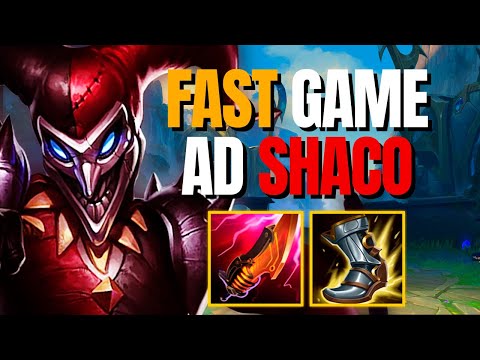 15 MINUTES SURRENDER GAME WITH SHACO AD JUNGLE  - Casual Shaco Player