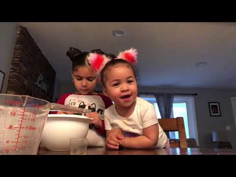 Making Playdough with Kaylee