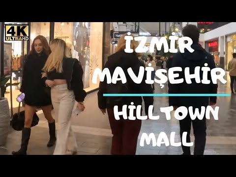 [4K] Izmir Hilltown Karşıyaka AVM | Passeio a pé no Hilltown Shopping Center | 🇹🇷 Turquia 2021