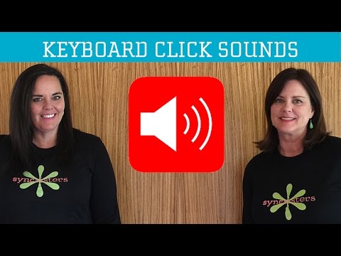 Keyboard Click Sounds - iPhone / iPad Video
