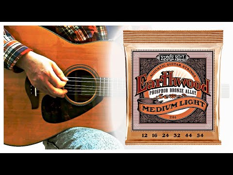 Ernie Ball Earthwood ~ LOT of 2 ~ Phosphor Bronze + 80/20 ~ Medium Light ~ Acoustic Guitar Strings ~ 12 - 54 ~ NIB image 5