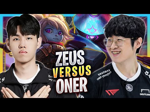 ZEUS vs ONER! - T1 Zeus Plays Jax TOP vs T1 Oner Poppy! | Bootcamp 2023