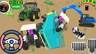 Drive dampar unloading jips from two tractor न्यू स्टंट ट्रैक्टर in gaming 