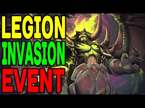 World of Warcraft LEGION: Legion Invasion Pre Expansion Event !!