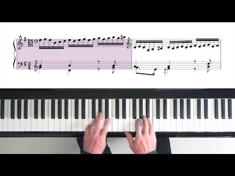 Bach Goldberg Variations “Variation 26” with Score - P. Barton FEURICH piano