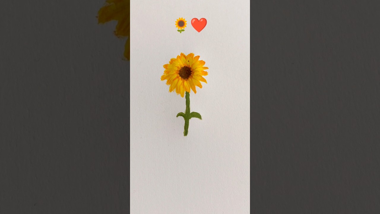 Sunflower Painting!! 🎨😍✨