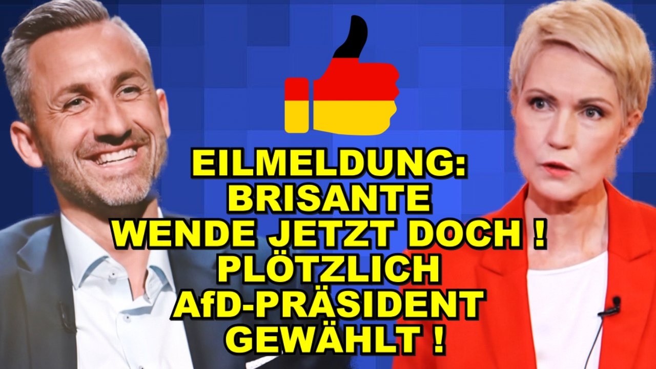 EIL: WENDE JETZT! AfD-Präsident GEWÄHLT!