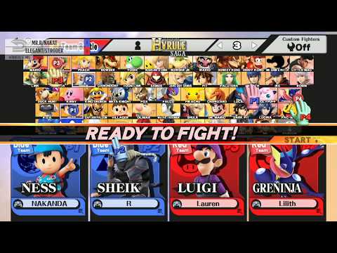 Hyrule Saga - Elegant/Stroder Vs. Mr.R/NAKAT Winners Semis - Smash 4