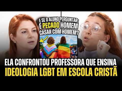 Ana Campagnolo exposes teacher who teaches LGBTQ+ issues at Christian school.