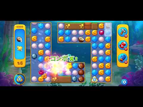 Fishdom level 10304 no boosters フィッシュダム ノーマル