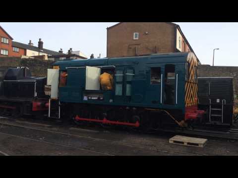 Class 08  diesel locomotive Prudence - start up
