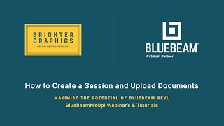 How to Create a Session and Upload Documents in Studio within Bluebeam Revu by Brighter Graphics
