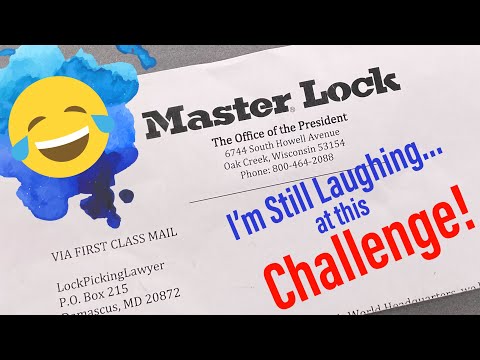[1418] Master Lock Sent Me a Challenge… Kinda.