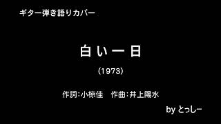 【ギター弾き語りカバー】白い一日
