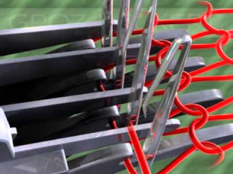 Knitting Machine Animation Stitch or Loop Formation part   14