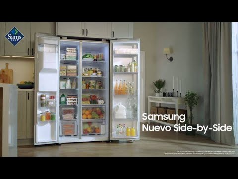 thumbnail video image 2 of Refrigerador Samsung  27 Pies Cúbicos Dúplex con Family Hub, 2 of 5