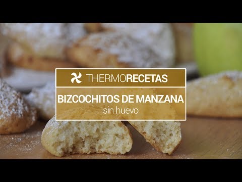 Bizcochitos de manzana sin huevo