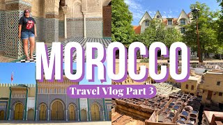 MOROCCO TRAVEL VLOG 2023 - Part 3 | Fes Volubilis & Ifran | G Adventures Tours | JOS ATKIN